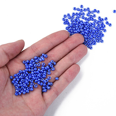 6/0 Czech Opaque Glass Seed Beads SEED-N004-003D-25-1
