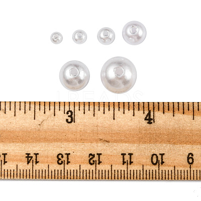 Imitation Pearl Acrylic Beads SACR-FS0001-11-1