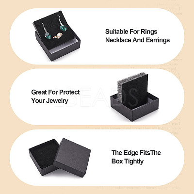 Square Cardboard Ring Boxes CON-TAC0004-12-1