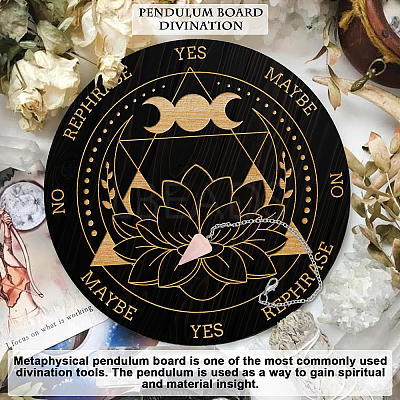 AHADEMAKER 1Pc Cone/Spike/Pendulum Natural Rose Quartz Stone Pendants DIY-GA0004-30E-1