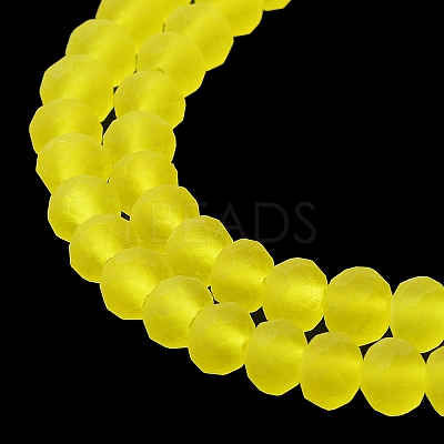Transparent Glass Beads Strands EGLA-A034-T8mm-MD29-1