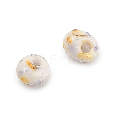Picasso Glass Seed Beads SEED-Q038-03L-1