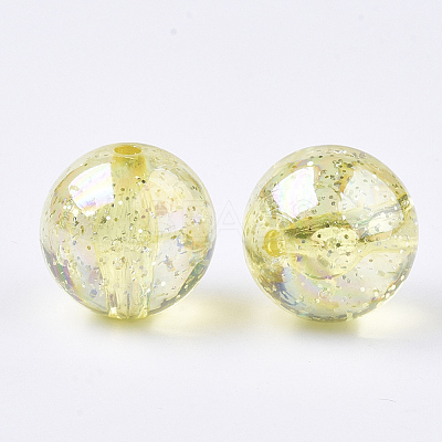 Transparent Acrylic Beads TACR-T006-01A-11-1