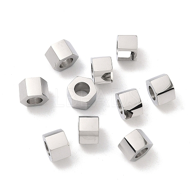 316 Surgical Stainless Steel European Style Beads STAS-L307-16P-1