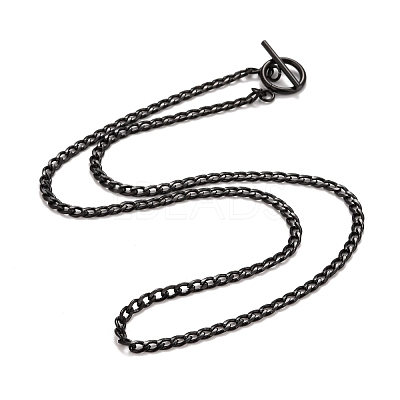 Ion Plating(IP) 304 Stainless Steel Chain Necklaces NJEW-A002-07EB-1