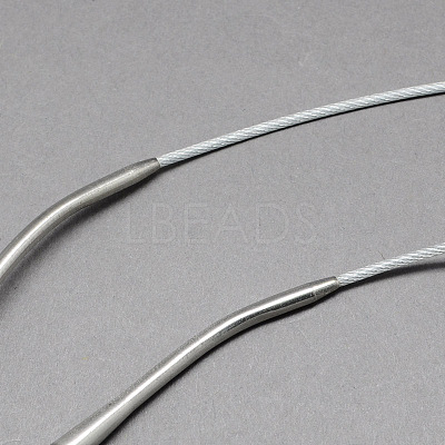 Steel Wire Stainless Steel Circular Knitting Needles and Iron Tapestry Needles X-TOOL-R042-650x4.5mm-1