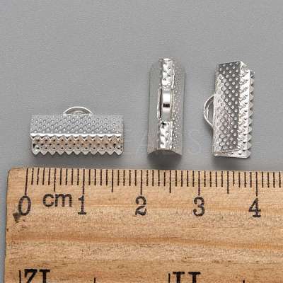 Iron Ribbon Crimp Ends E183-S-1