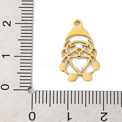Christmas 201 Stainless Steel Pendants STAS-Q015-07G-1