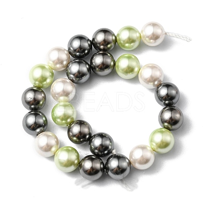 Shell Pearl Colorful Beads Strands BSHE-F013-14M-8mm-1