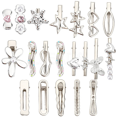 Zinc Alloy & Iron Alligator Hair Clips PHAR-SP0001-04A-1