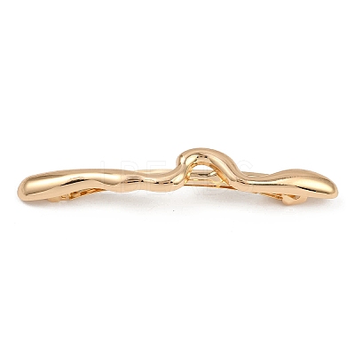 Alloy with Iron Clip Hair Barrettes PHAR-G014-05C-G-1