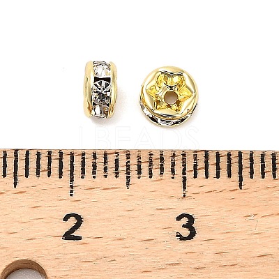 316 Surgical Stainless Steel Rhinestone Spacer Beads X-STAS-L285-001G-02-1-1