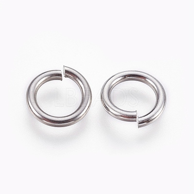 Tarnish Resistant 304 Stainless Steel Saw Cut Open Jump Rings STAS-P212-25P-25-1