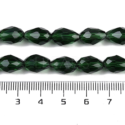 Transparent Glass Beads Strands EGLA-N013-T8mm-D15-1