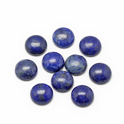 Natural Lapis Lazuli Cabochons G-R416-16mm-33-1