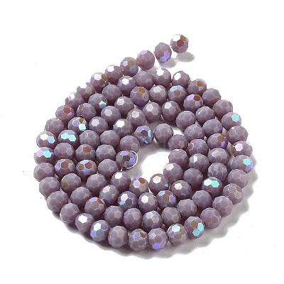 Opaque Glass Beads Strands EGLA-A035-P6mm-L11-1