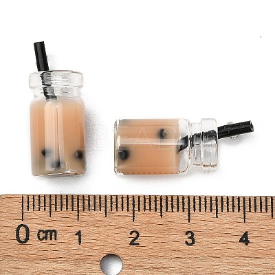 Glass Bottle Pendants CRES-N017-03B-1