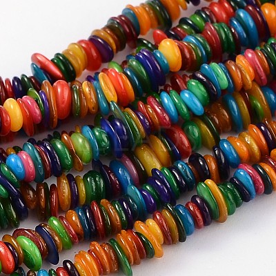 Natural Freshwater Shell Beads Strands S23YD011-1