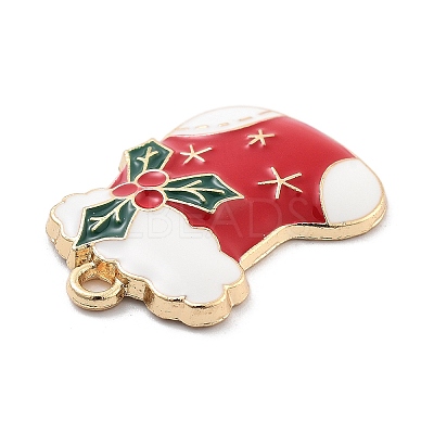 Christmas Theme Alloy Enamel Pendants X1-ENAM-D060-04E-1