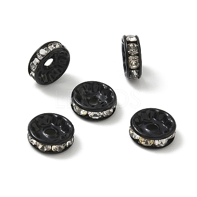 304 Stainless Steel Rhinestone Beads RB-CBAF591-01A-EB-1