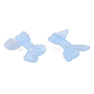 Transparent Luminous Acrylic Beads TACR-T007-11A-1
