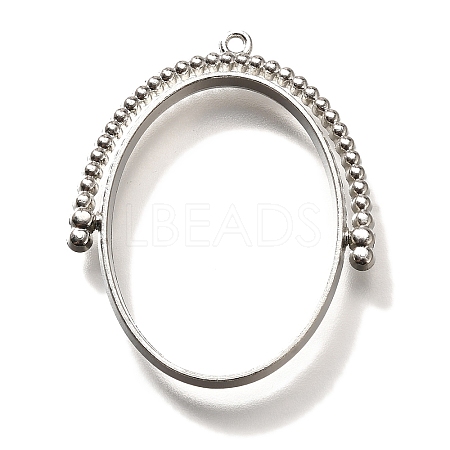 Alloy Open Back Bezel Pendants PALLOY-I223-11P-1