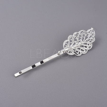 Hair Accessories Iron Hair Bobby Pin Findings IFIN-L035-02S-1