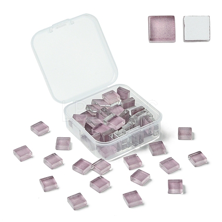 60Pcs Transparent Glass Cabochons GLAA-YW0003-65-11-1