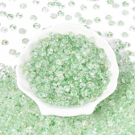 Baking Paint Transparent Glass Beads DGLA-T004-07G-1