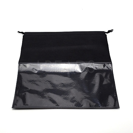 Blank Non-Woven DIY Craft Drawstring Storage Bags ABAG-TAC0002-02C-02-1