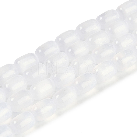 Natural Selenite Beads Strands G-F750-09-1