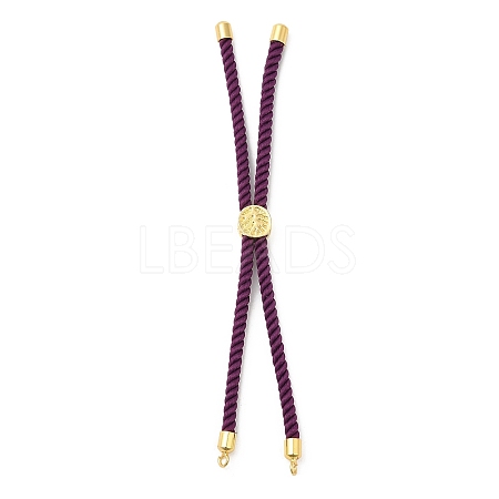 Twisted Nylon Cord Silder Bracelets DIY-B066-03G-13-1
