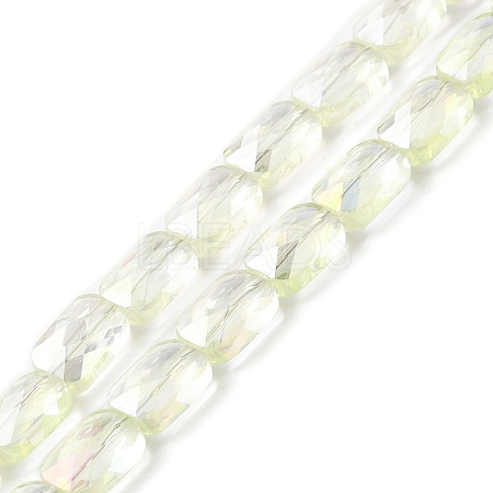 Transparent Electroplate Glass Beads Strands EGLA-I017-03-FR05-1