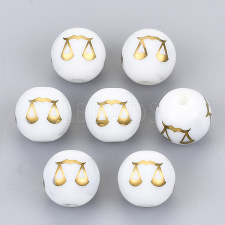 Electroplate Glass Beads EGLA-S178-11I-02-1