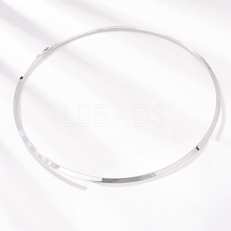 4MM 304 Stainless Choker Necklaces SA-CBA725A-23P-1