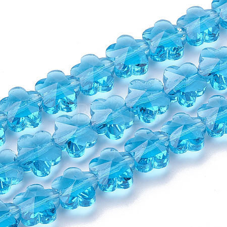 Transparent Glass Beads LS-GLAA-Q066-10mm-C18-1