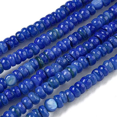 Dyed Natural Freshwater Shell Beads Strands X1-BSHE-G039-07J-1