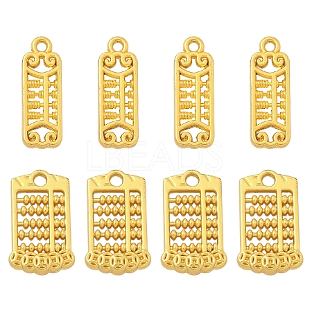10Pcs 2 Styles Rack Plating Alloy Pendants FIND-YW0010-46-1
