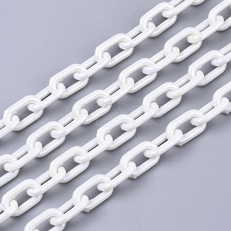 Acrylic Opaque Cable Chains X-PACR-N009-002J-1