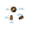 Natural Tiger Eye Buddhist Beads G-TA0001-02A-7