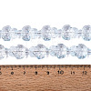 Transparent Glass Beads Strands DGLA-N021-02A-5