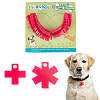 Transparent Blank Acrylic Pet Dog ID Tag PALLOY-AB00040-1