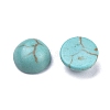 Synthetic Turquoise Cabochons G-P393-R70-6MM-2