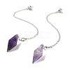 Natural & Synthetic Gemstone Pointed Dowsing Pendulums G-F763-05P-2