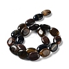 Three Color Natural Tiger Eye Beads Strands G-L164-A-18-3