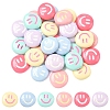 30Pcs 6 Colors Opaque Resin Cabochons RESI-YW0005-44-1