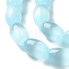 Macaron Color Natural Selenite Beads Strands G-B102-A01-06-3