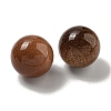 Synthetic Goldstone Round Ball Figurines Statues for Home Office Desktop Decoration G-P532-02A-02-2