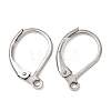 Tarnish Resistant 316L Surgical Stainless Steel Leverback Earring Findings STAS-E194-03P-3