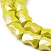 AB Color Plate Glass Beads Strands EGLA-P051-06A-B-5